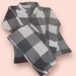 Pijama Termica Adulto Cuadros Talla M