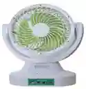 Ventilador Gd-8021 Recargable + Bombillo Led Y Panel Solar