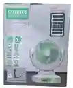 Ventilador Gd-8021 Recargable + Bombillo Led Y Panel Solar