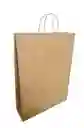 Bolsa Papel Kraft # 15 Con Manija (37x52x12 Cms De Base)