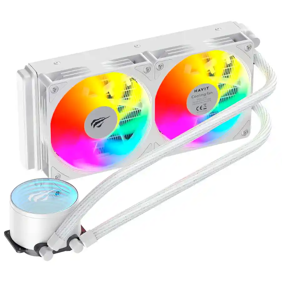 Refrigeración Liquida Havit Gamenote F2001 Argb 240 Blanca