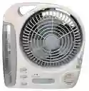 Ventilador Recargable Multifuncional Con Panel Solar Gd-8028