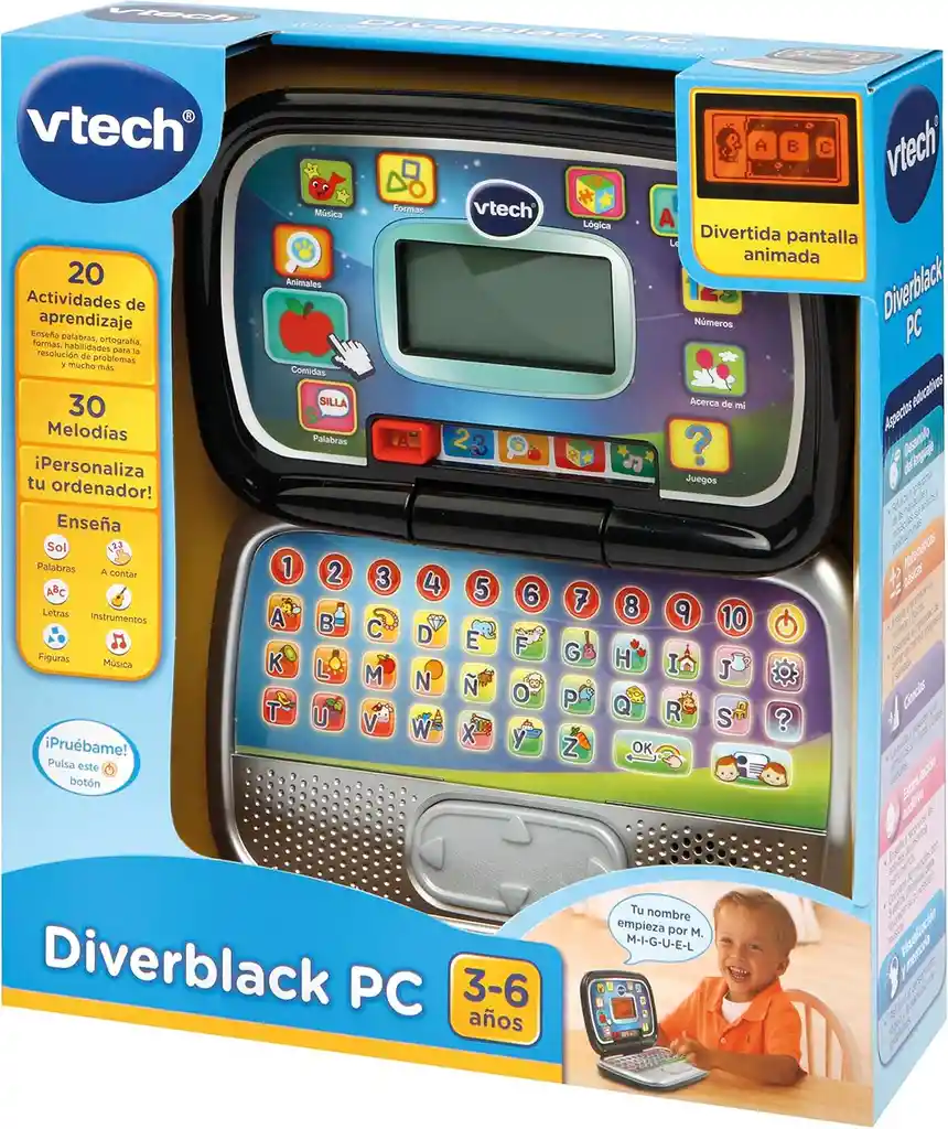 Juguete Ordenador Educativo Con Música Y Luces Para Niños