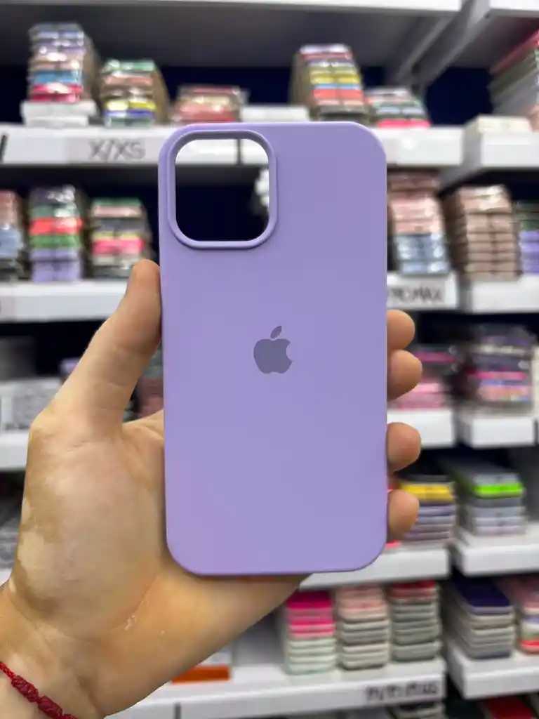 Iphone 15 Pro | Color Lila Neutro | Silicone Case | Rigido | Carcasa Protectora | Antihumedad