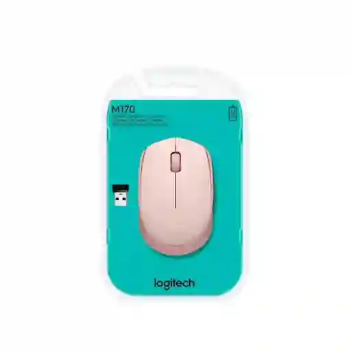 Mouse Logitech M170 Rosado Usb Inalambrico