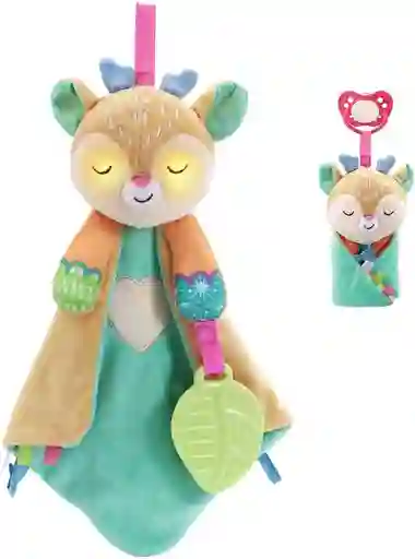 Peluche Interactivo Cervatilla Con Luz Y Chupete Para Bebés