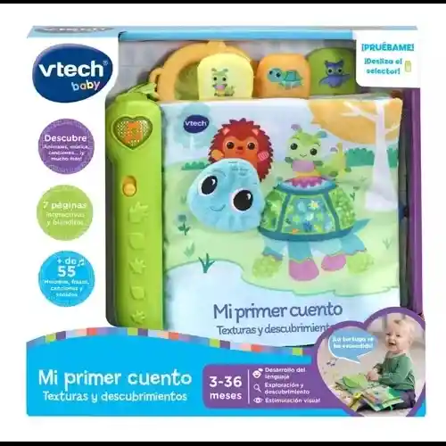 Juguete Mi Primer Cuento Interactivo De Texturas Para Bebés
