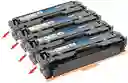 Tóner Genérico 202x Color Juego X 4/ Para Hp254/hp281 Y Canon Mf644cdw