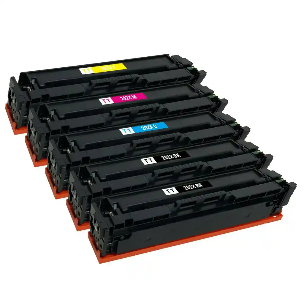Tóner Genérico 202x Color Juego X 4/ Para Hp254/hp281 Y Canon Mf644cdw