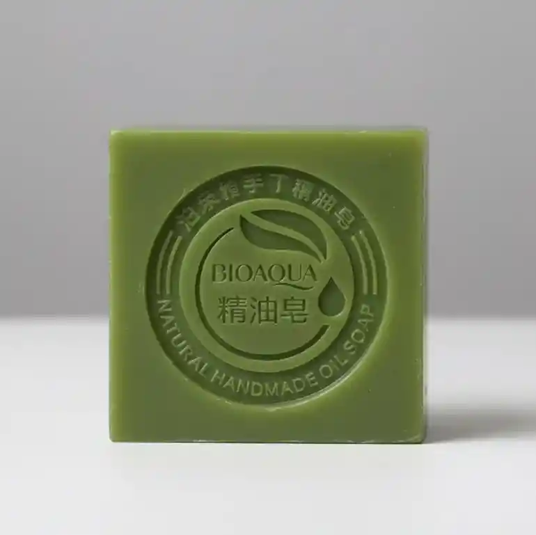Jabon Facial Artesanal Te Verde Matcha Bioaqua 100gr