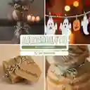 Hilo De Algodon Decorativo Blanco Y Verde 2mm X 100metros