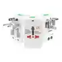 Adaptador Con Cabeza Europea, Entrada Usb Para Viaje Sag24810-32