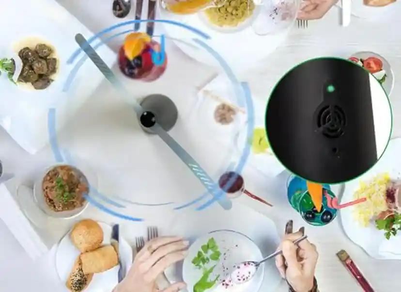 Ventilador Repelente De Insectos Aleja Moscas Y Mosquitos De Tu Comida