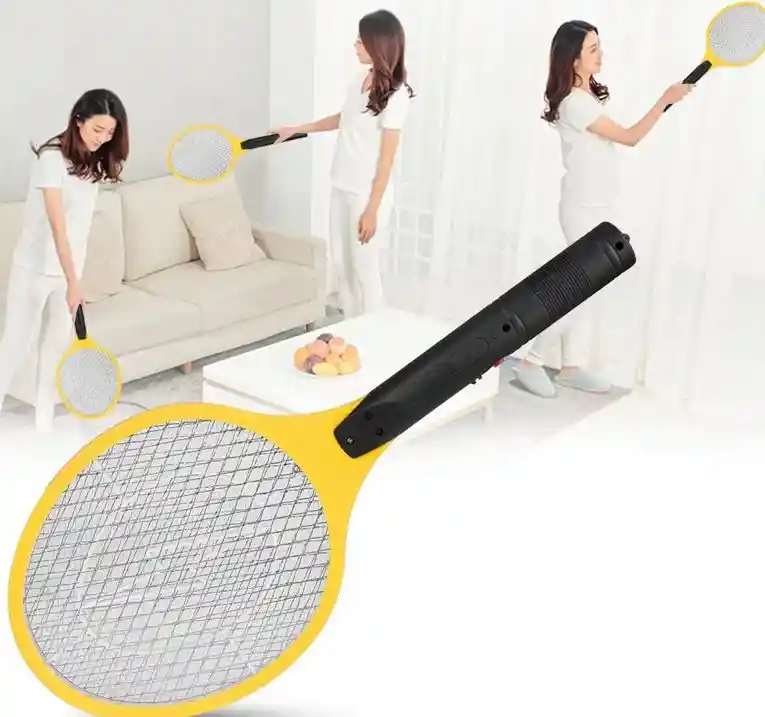 Raqueta Eléctrica Mata Moscas Y Mosquitos