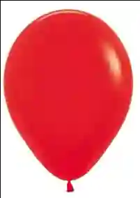 Paquete Por 20 Unidades De Globos Bombas R-12 Color Rojo