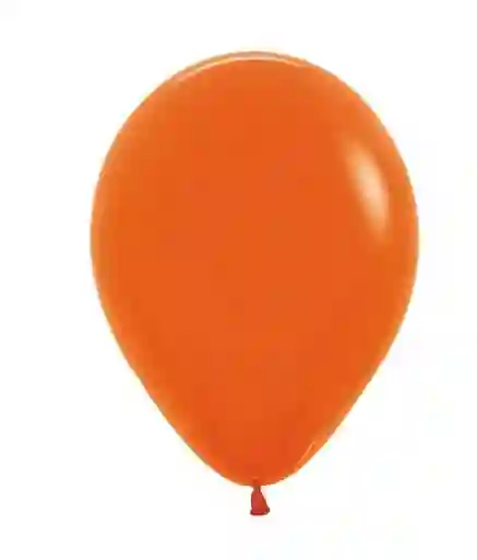Paquete Por 20 Unidades De Globos Bombas R-12 Color Naranja