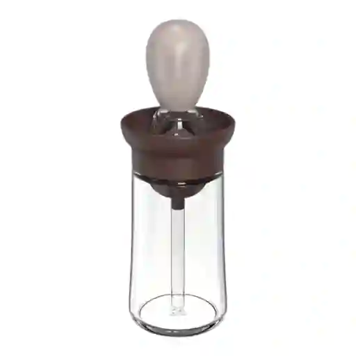 Dispensador De Aceite Miel Salsas Aderezos Con Brocha De Silicona
