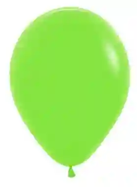Paquete Por 20 Unidades De Globos Bombas R-12 Color Verde Limon