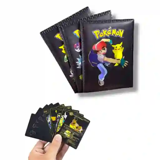 Sobre Cartas Pokémon Negras X 10 Unidades Aleatorias