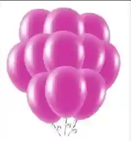 Paquete Por 20 Unidades De Globos Bombas R-12 Color Fucsia