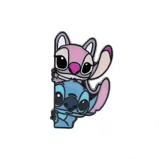 Pin Metálico Stitch Y Angel - Stitch