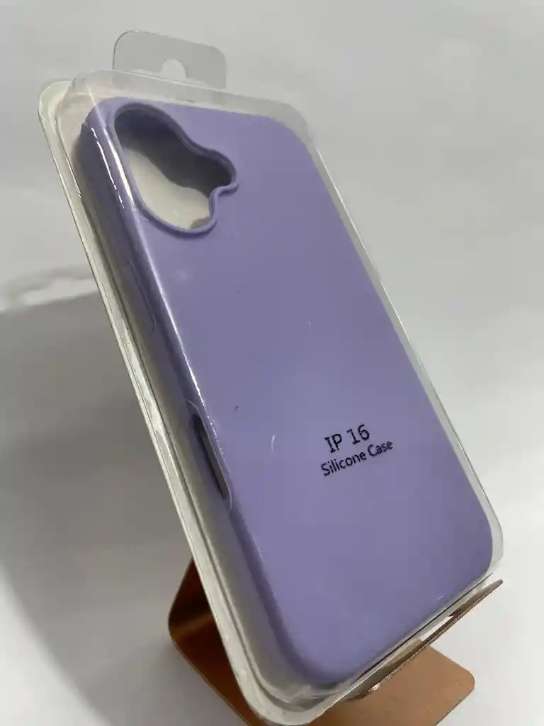 Silicon Case Iphone 16 Lila