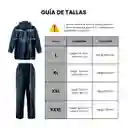 Impermeable Moto Lluvia 2tr Pro Liviano Tipo Sudadera Azul Oscuro 668