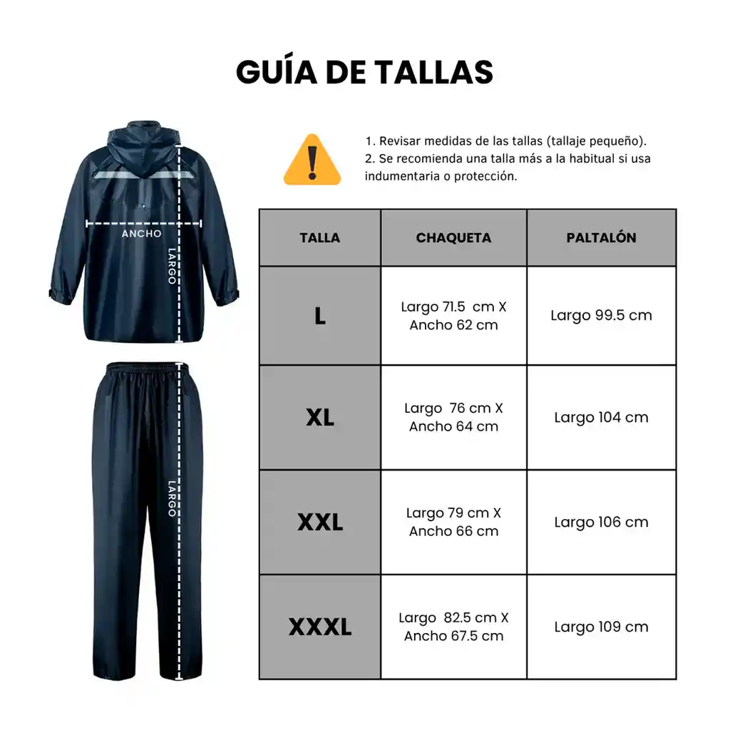 Impermeable Moto Lluvia 2tr Pro Liviano Tipo Sudadera Azul Oscuro 668