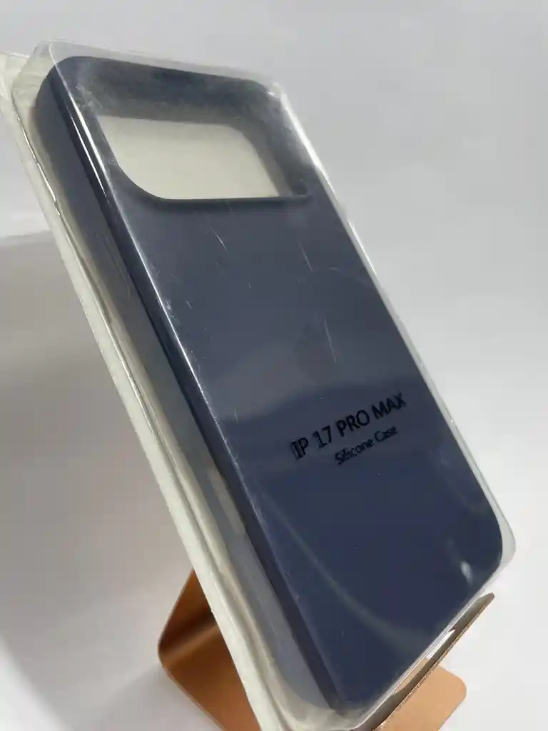 Silicon Case Iphone 17 Pro Max Azul Oscuro