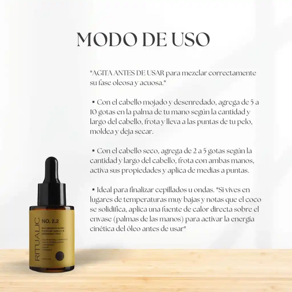 Combo Ritualic 3 Óleos – Nutrición, Protección Y Calma