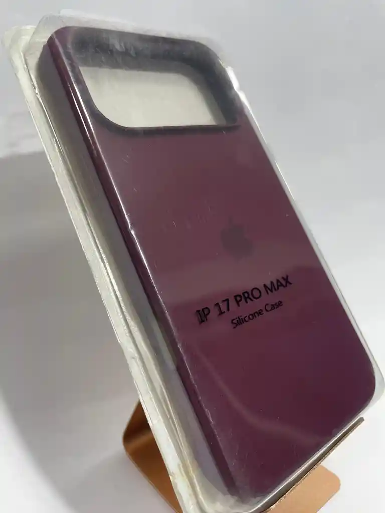 Silicon Case Iphone 17 Pro Max Vinotinto