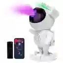 Proyector Astronauta Con Parlante Conexion Bluetooth Para Dormitorio Blanco