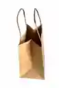 Bolsa Papel Kraft # 5 Con Manija 16x20x12 Cms
