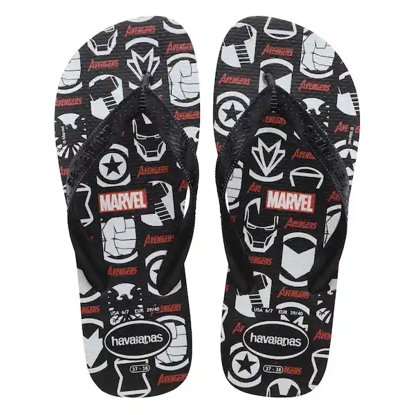 Havaianas Sandalias Top Marvel Unisex Talla 43-44 7909690486862