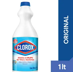 Blanqueador Clorox Original Botella 1 lt