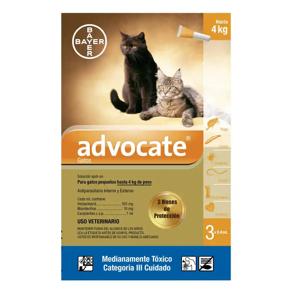 Advocate Antiparasitario para Gato