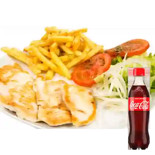 Combo Pechuga Asada + Coca-cola U otro Sabor Opcional