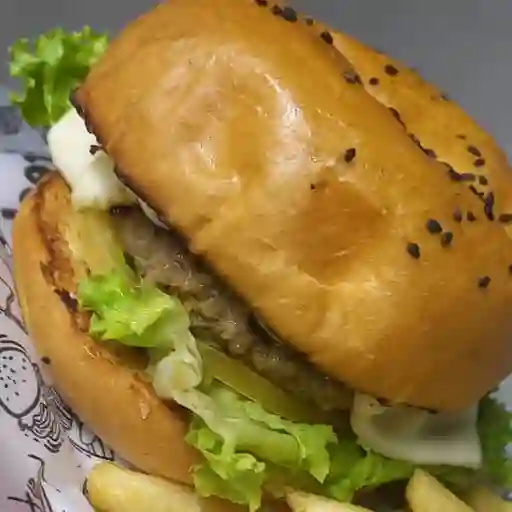 Hamburguesa sencilla de carne