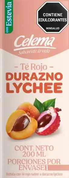 Te Durazno Liche X200ml Celema