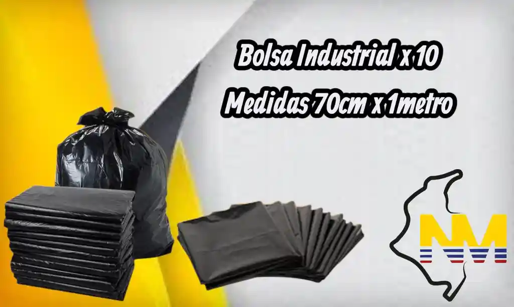 Bolsa Industrial 70cm * 1metro *10 Unds