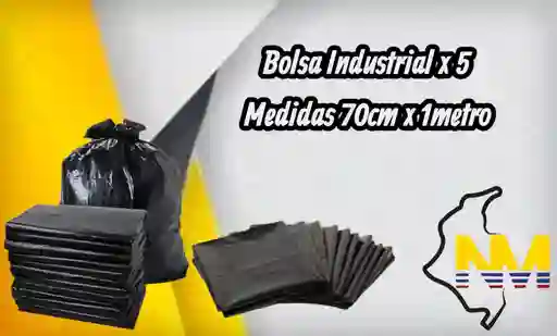 Bolsa Industrial 70cm * 1metro *5 Unds