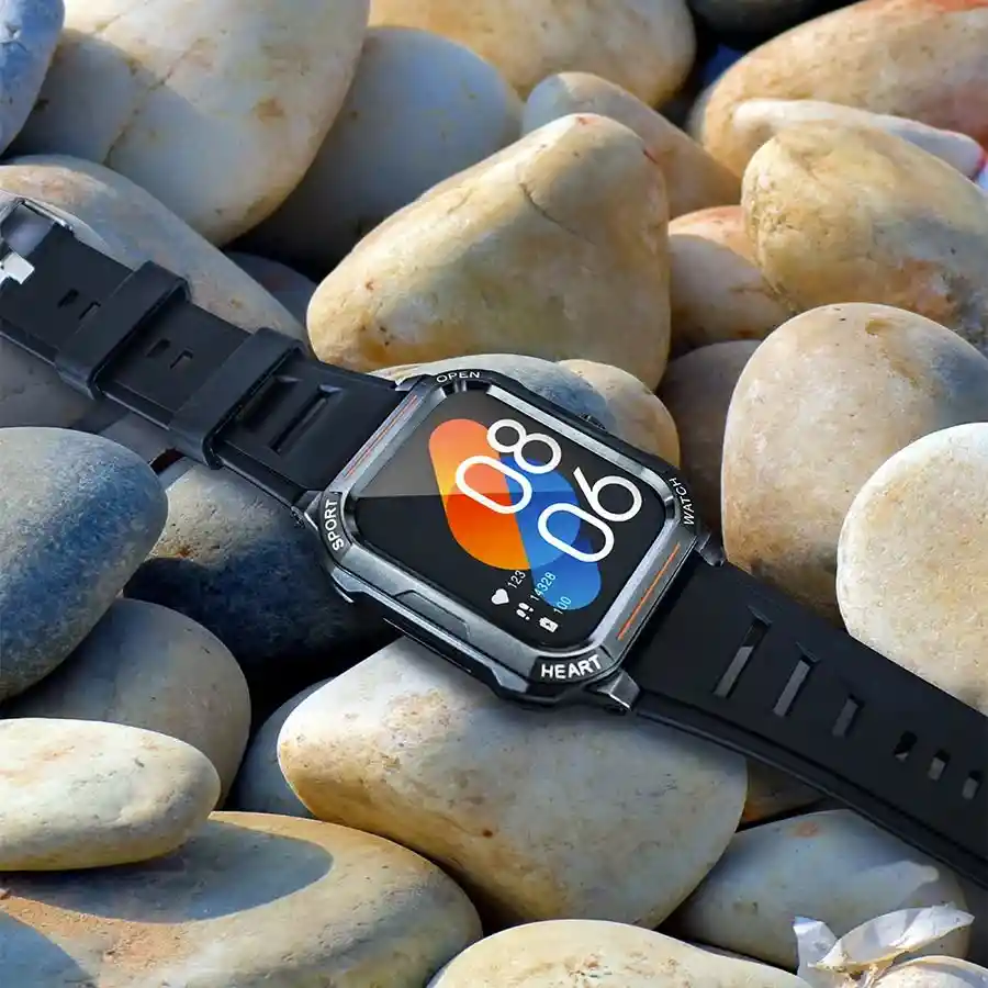 Smartwatch Havit M9040s Con Pantalla De 1.91” | Estilo Elegante Mesh Blanca | Mide Ritmo Cardíaco, Pasos Y Sueño | Compatible Android E Ios