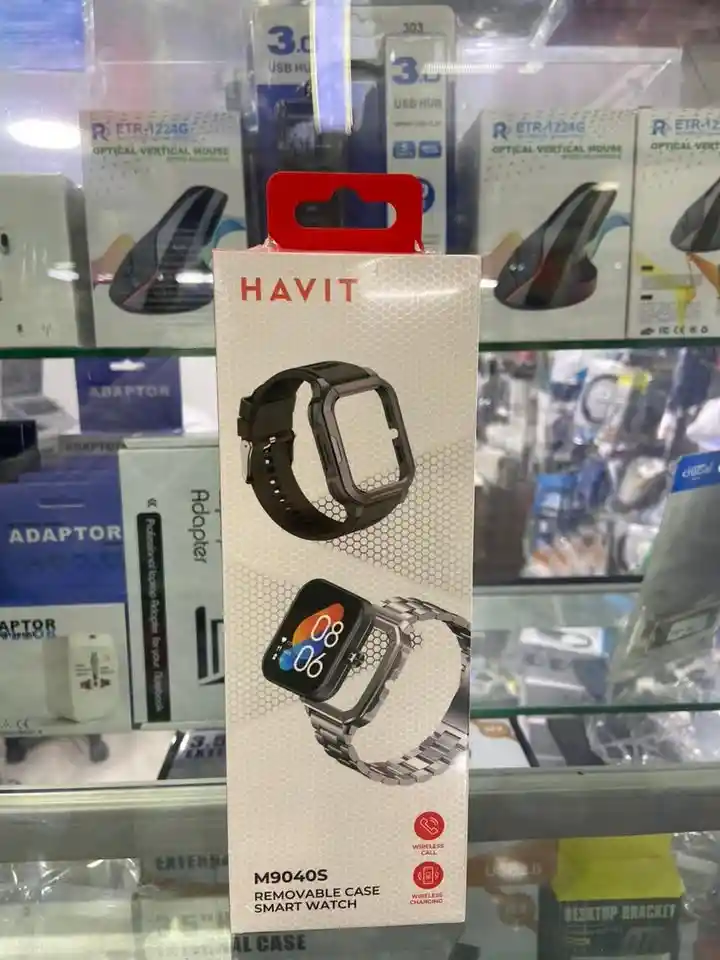 Smartwatch Havit M9040s Con Pantalla De 1.91” | Estilo Elegante Mesh Blanca | Mide Ritmo Cardíaco, Pasos Y Sueño | Compatible Android E Ios