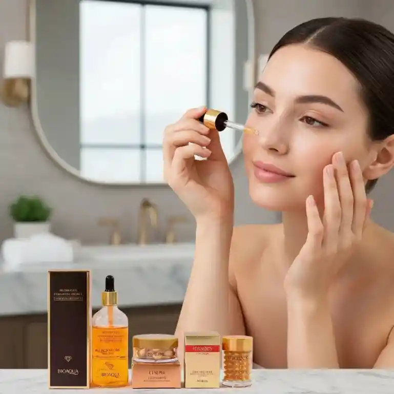 Kit Antiarrugas 24k Acido Hialuronico Colageno (serum + Crema Ojos + Capsulas)