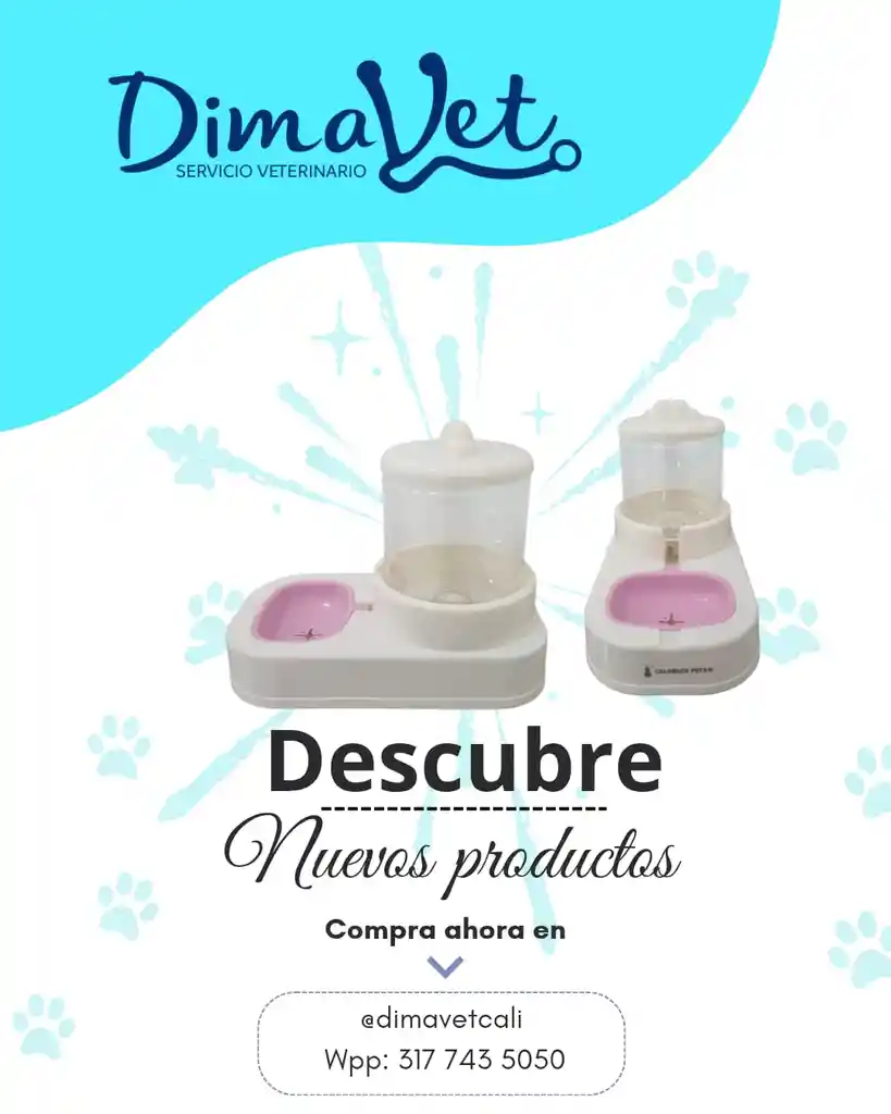 Bebedero Cute Rosado