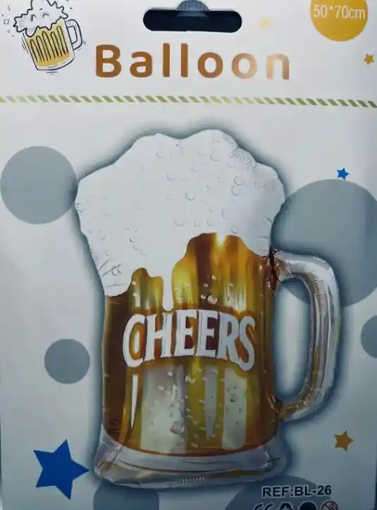 Bomba Globo Diseño Vaso De Cerveza Para Decoracion De Fiestas Niño O Hombre O Mujer