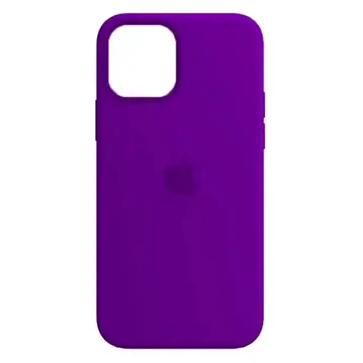 Silicon Case Iphone 12/12 Pro Morado