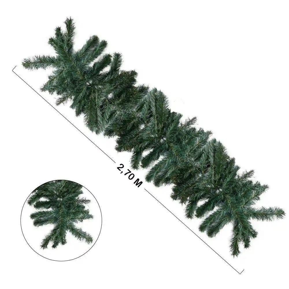 Guirnalda Alambrada Navideña De 2.7 Metros De Largo Decoracion Navideña