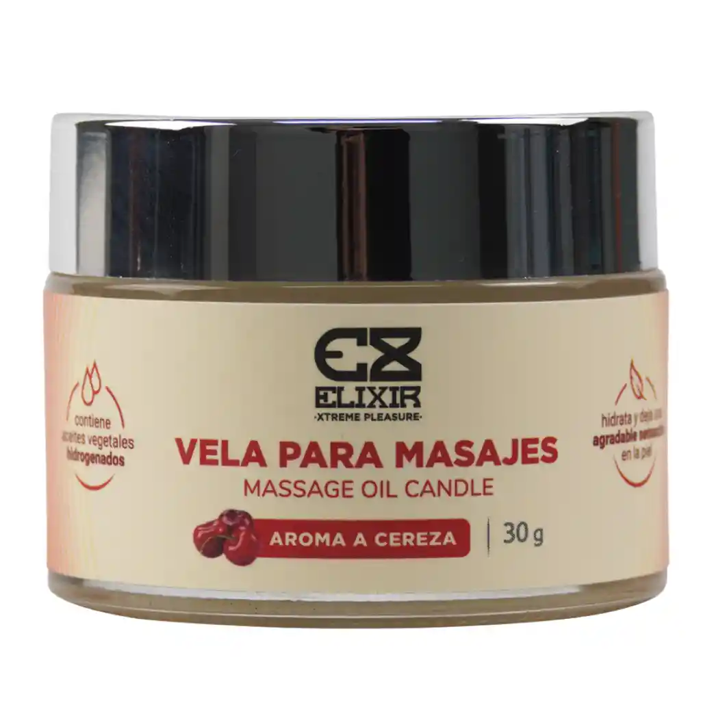 Vela Para Masajes Corporales Elixir