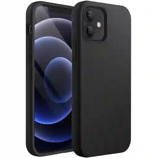 Silicon Case Iphone 12/12 Pro Negro